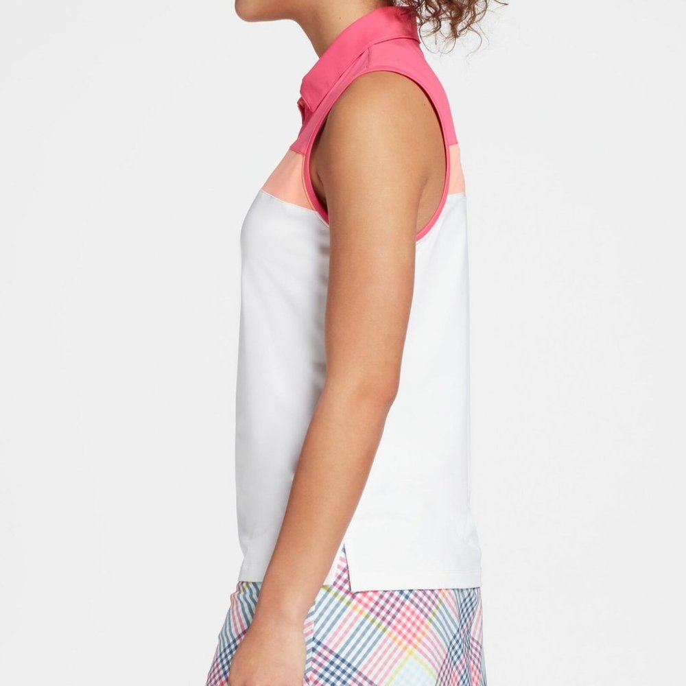 Lady Hagen Tropic Hydrodri Polo Sleeveless Women's Golf Tennis Sport WGH11312 - Picture 11 of 12